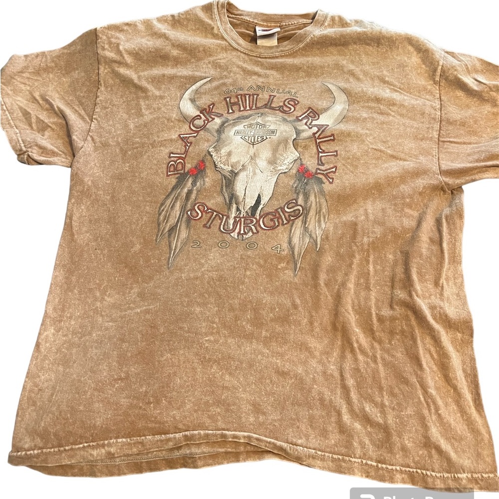 Vintage 2004 64th Annual Sturgis Harley Davidson Tee Shirt. Size XL